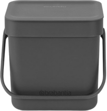 Мусорное ведро Brabantia Sort Go 209888 3 л, серое