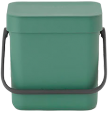 Мусорное ведро Brabantia Sort Go 129865 3 л, темно-зеленое