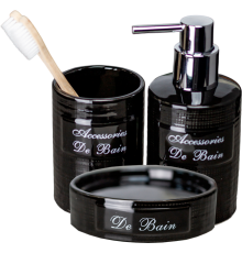 Набор Bath Plus Bain Noir W-CE0986A-SET3