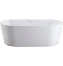 Акриловая ванна Esbano Vigo 170x85 см, отдельностоящая, овальная, со сливом-переливом