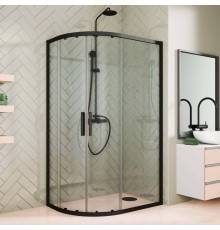 Душевой уголок Kubele DE018 RBG-CLN-BLMT 100х80