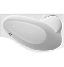 Акриловая ванна Marka One Gracia R 150x95 см, угловая, с каркасом, асимметричная