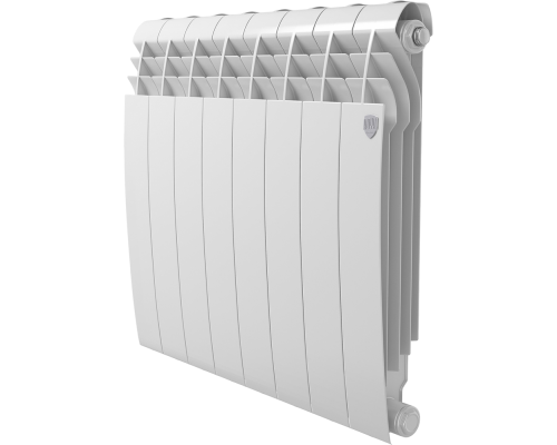 Радиатор биметаллический Royal Thermo BiLiner 500 8 секций, bianco traffico