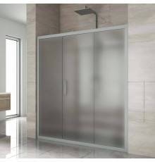 Душевая дверь в нишу Kubele DE019 D3-MAT-MT 160 см, профиль матовый хром