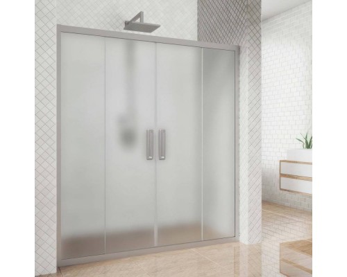 Душевая дверь в нишу Kubele DE019 D4-MAT-MT 175 см, профиль матовый хром