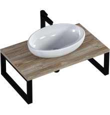 Столешница с раковиной 1MarKa Grunge Loft 80 дуб намибия