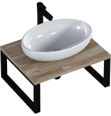 Столешница с раковиной 1MarKa Grunge Loft 60 дуб намибия