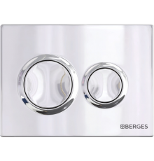 Кнопка смыва Berges Novum O3 хром глянец