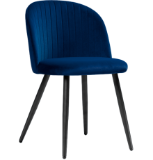 Стул Woodville Gabi 1 15353 dark blue, ножки black
