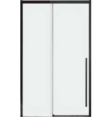 Дверь для душевого уголка Veconi Premium Trento PTD-30B 140 см, профиль черный матовый, стекло прозрачное