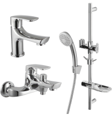 Комплект для ванной Lemark plus Shape LM1780C хром