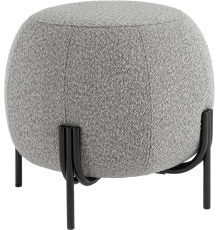 Пуф Stool Group Флик серый, черный
