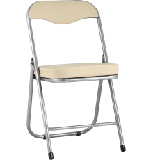 Стул Stool Group Джон экокожа кремовая, каркас металлик