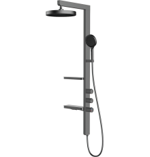 Душевая стойка Vincea Inspire VSFS-3I11GM вороненая сталь