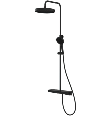 Душевая стойка Vincea Inspire VSFS-3I12TMB с термостатом, черный