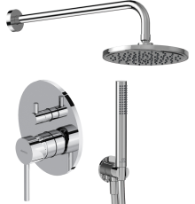Комплект для ванной Ideal Standard IdealRain BD389AA + Смеситель для ванны с душем Damixa Scandinavian Pure 367100000