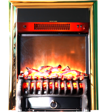 Электрокамин InterFlame Fobos GLS Brass
