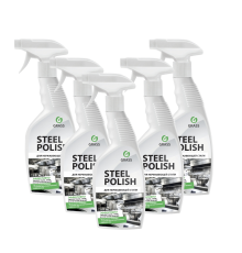 Набор Grass Средство для металлических поверхностей Grass Steel Polish 600 мл 5 шт
