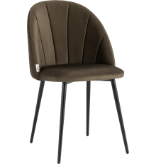 Стул Stool Group Логан велюр коричневый