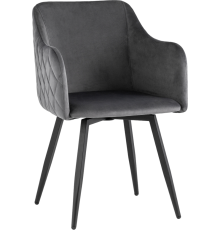 Стул Stool Group Ника велюр серый