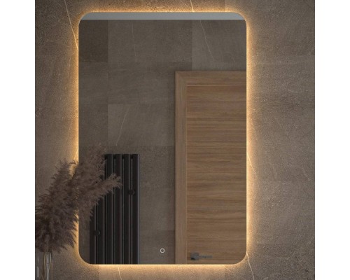 Зеркало Defesto Opti DF 2820S 80х120 с LED-подсветкой, 3000К, сенсорный выключатель