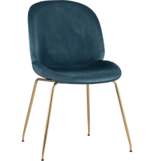 Стул Stool Group Beetle велюр маренго