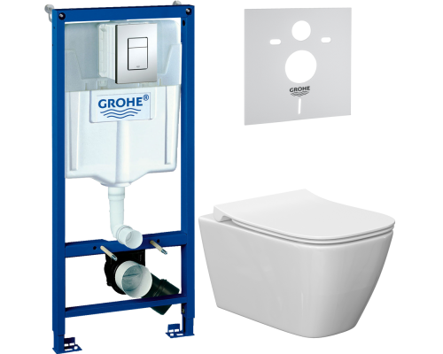 Комплект Унитаз подвесной Ideal Standard I Life B T461401 безободковый, euro white + Крышка T500301 с микролифтом + Инсталляция Grohe Rapid SL 38772001 3 в 1 с кнопкой смыва + Шумоизоляция 37131000 Комплект Унитаз подвесной Ideal Standard I Life B T461401 безободковый, euro white + Крышка T500301 с микролифтом + Инсталляция Grohe Rapid SL 38772001 3 в 1 с кнопкой смыва + Шумоизоляция 37131000