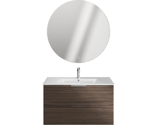 Мебель для ванной комнаты Kerama Marazzi Piano Forte 95 подвесная, дымчатый вяз