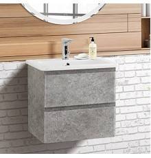 Тумба под раковину BelBagno Albano-Cer 50 подвесная, cemento verona grigio