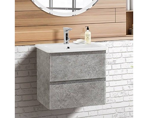 Тумба под раковину BelBagno Albano-Cer 50 подвесная, cemento verona grigio
