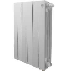 Радиатор биметаллический Royal Thermo Piano Forte 500 VDR80 6 секций, межосевое расстояние 8 см, bianco traffico