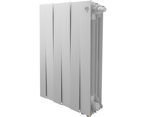 Радиатор биметаллический Royal Thermo Piano Forte 500 VDR80 6 секций, межосевое расстояние 8 см, bianco traffico
