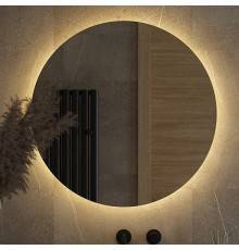 Зеркало круглое Defesto Opti DF 2855 80 с LED-подсветкой, 3000К