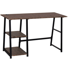 Письменный стол BRABIX Loft CD-006 120х50 см, мореный дуб, ножки черные