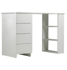 Письменный стол BRABIX Scandi CD-016 110х50 см, белый
