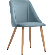 Стул Woodville Morgan light blue, ножки wood