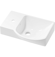 Раковина Wellsee WC Area 151808000 45, глянцевая белая
