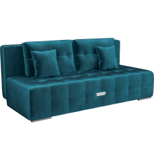 Диван Mebel-Ars Марсель №4 бархат сине-зеленый star velvet 43 black green