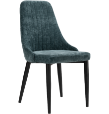 Стул Woodville Kora sea wave, ножки black
