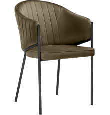 Стул Woodville Kortni сappuccino, ножки black