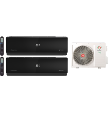 Мультисплит-система Royal Clima Multi Gamma Attica Nero 3TFM-25HN/OUT на две комнаты (35 м2 + 35 м2)