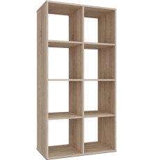 Стеллаж Mebel-Ars Калакс 2х4, 73х39 дуб сонома