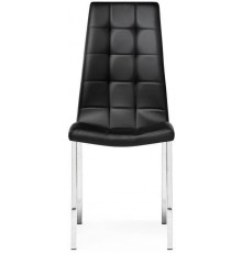 Стул Woodville Фрибур DC2-092-2 black, ножки chrome