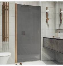 Душевая дверь в нишу Maybahglass MGD-806-2 80 см, профиль бронза, стекло графит
