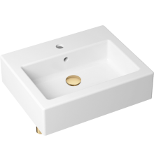 Раковина Lavinia Boho Bathroom Sink 21520699 с сифоном и донным клапаном, золото