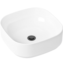 Раковина Lavinia Boho Bathroom Sink Slim с донным клапаном, черный матовый