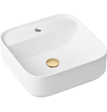 Раковина Lavinia Boho Bathroom Sink Slim 21520843 с донным клапаном, золото
