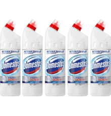 Набор Domestos универсальное моющее средство, ультра белый 750 мл, 5 шт