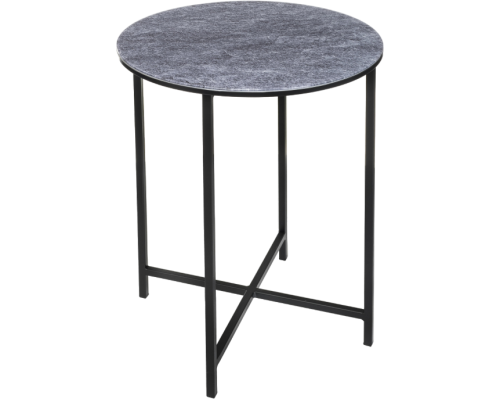 Журнальный столик Woodville Волопас 48x48 см, серый мрамор