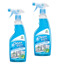 Набор Grass Очиститель для стекол Grass Clean Glass голубая лагуна, 600 мл 2 шт